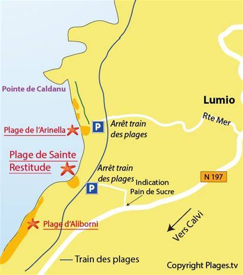 Carte des accès et panorama de Sainte Restitude