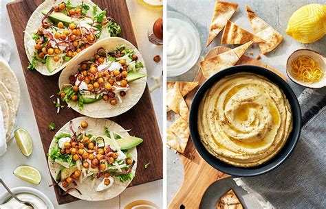 Schéma des recettes simples à base de pois chiche et leur impact sur le transit