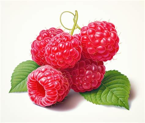 rubis robe fraises framboises illustration