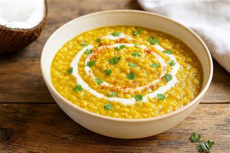 illustration dhal pois cassés lait coco
