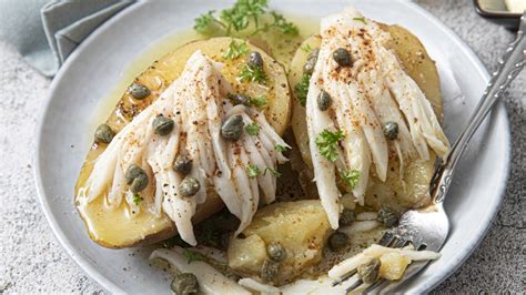 Plat de raie et pommes de terre