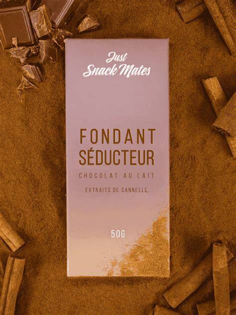 Packaging du chocolat aphrodisiaque Just SnackMates