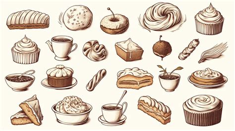 illustration accords desserts boissons
