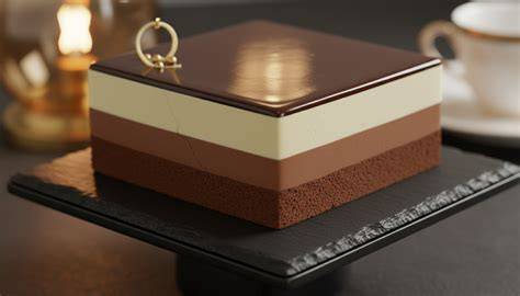 illustration de l’entremet Royal Chocolat et ses couches