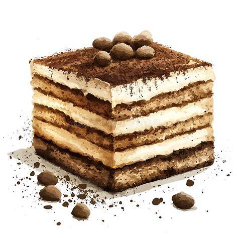 Figurative illustration of tiramisu assembly layers