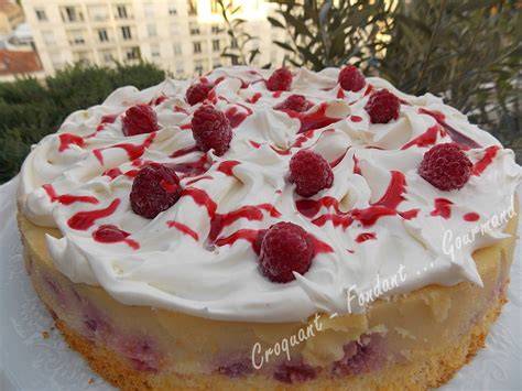 gâteau magique framboise chocolat blanc couches