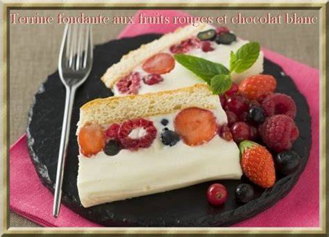 fondant chocolat blanc fruits rouges infographics