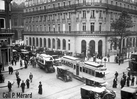 Photo d'archives de la ville de Paris au début du 20ème siècle