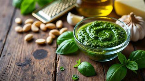 image de pesto traditionnel genovese