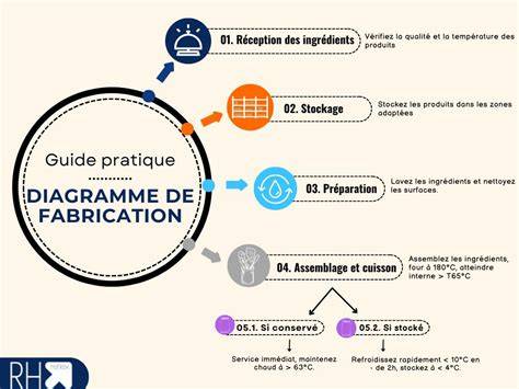Diagramme de préparation étape par étape