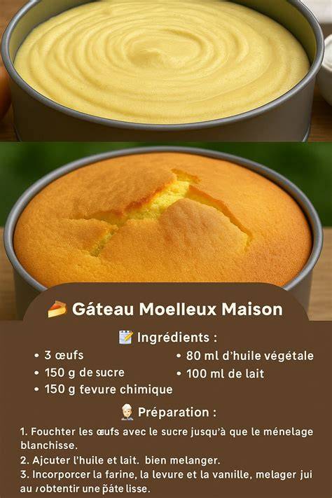 moule à génoise beurré et garni