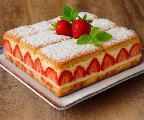 Illustration des couches successives de crème, fraises et biscuits à la cuillère