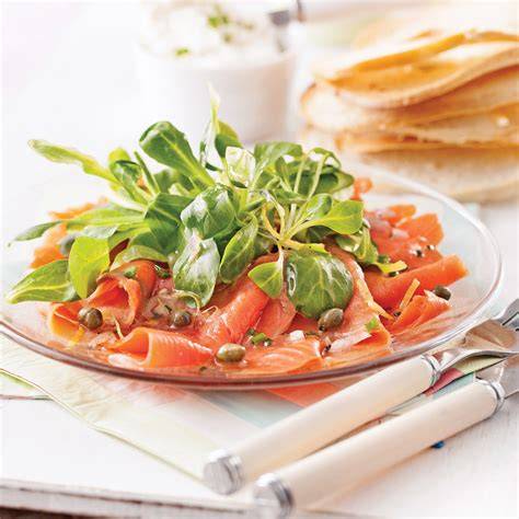 image: salade saumon fumé fenouil clémentine