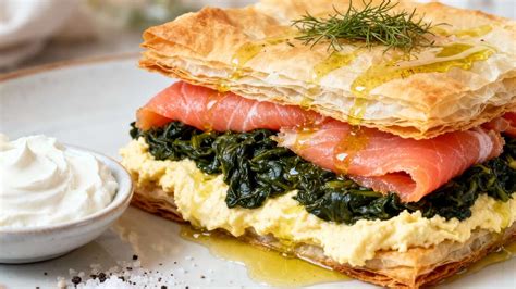 image: mille-feuille saumon fumé avocat pomme