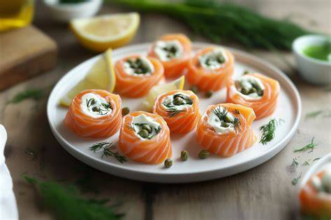 image: recettes rapides saumon fumé