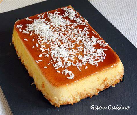 Flan à la noix de coco et rochers coco pour un dessert exotique