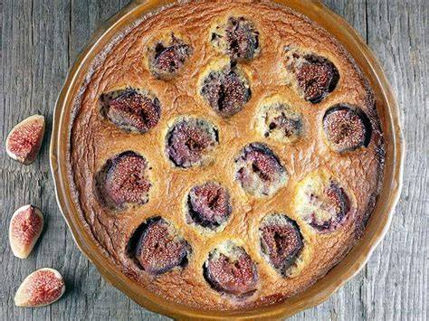illustration figues et raisin clafoutis