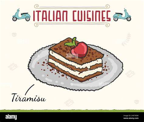 illustration tiramisu et mascarpone