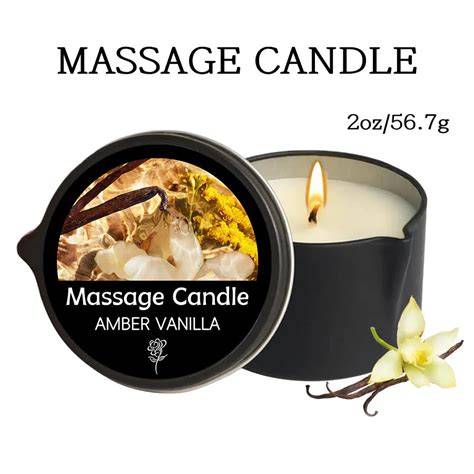 infographie ingredients bougie massage vanille