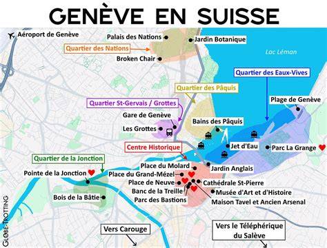 Infographie: itinéraire Genève à Broc et points clés Cailler