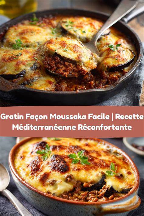 illustration de moussaka en gratin