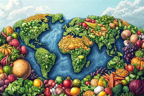 Carte découpe butternut et légumes autour