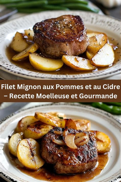 idées variantes filet mignon cidre