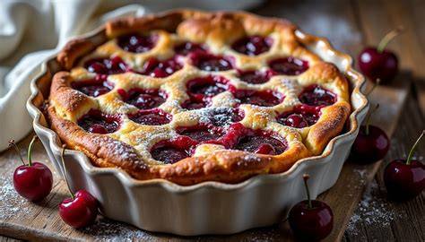image d'illustration clafoutis cerises