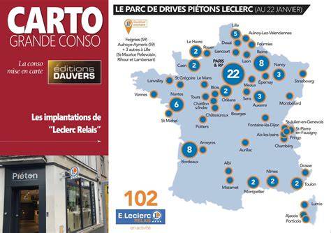 carte des points drive et magasins Stoffel