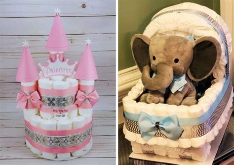 Gâteau de couches en forme de landau