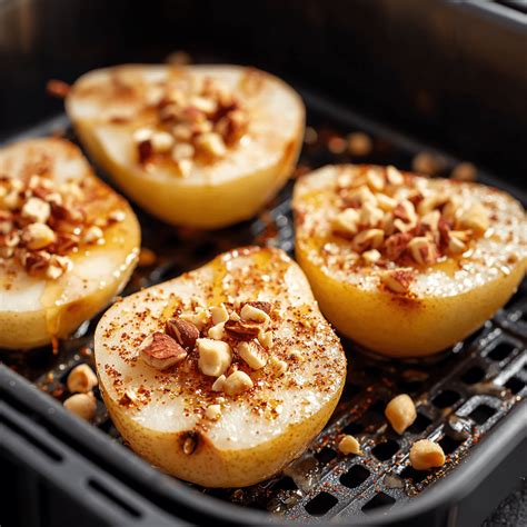 Poires rôties au miel dans un Airfryer