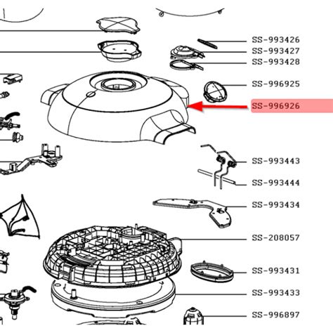 schema montage couvercle Cookeo