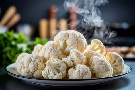 Schéma de cuisson vapeur chou-fleur et brocoli
