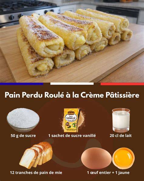 infographie stages de pain perdu vanillé