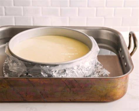 Cuisson au bain-marie pour cheesecake
