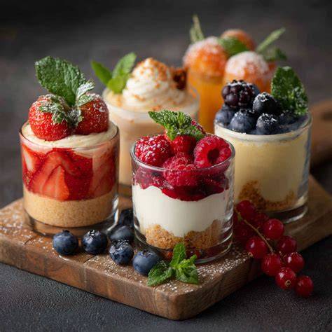 desserts en verrines design et couches