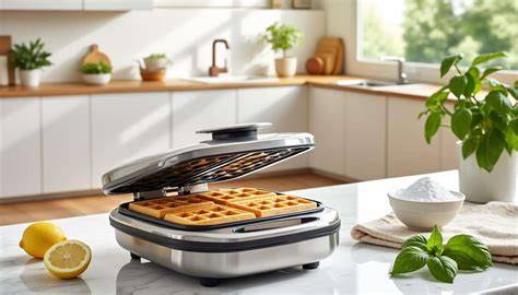 Infographie: Astuces essentielles pour nettoyer un gaufrier sans éponge métallique