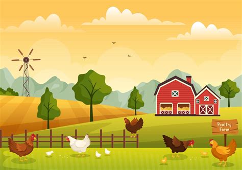 illustration ferme et élevage normand
