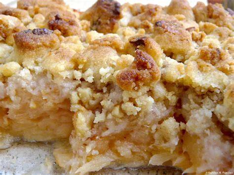 Crumbles automnaux avec coings et pommes (schéma des étapes)