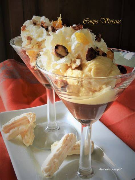 coupe a glace festive elégante
