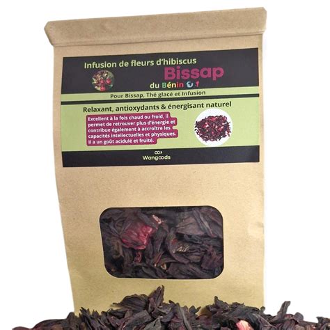 Groseilles-pays, fleurs d’hibiscus et infusion rouge profond
