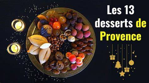 illustration des treize desserts provençaux