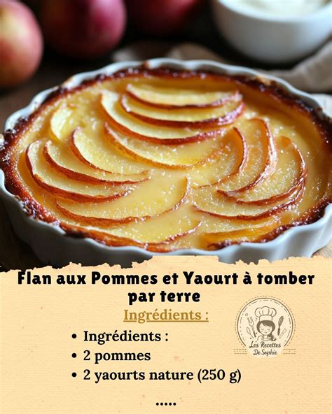 Illustration d’un flan aux pommes doré dans un moule