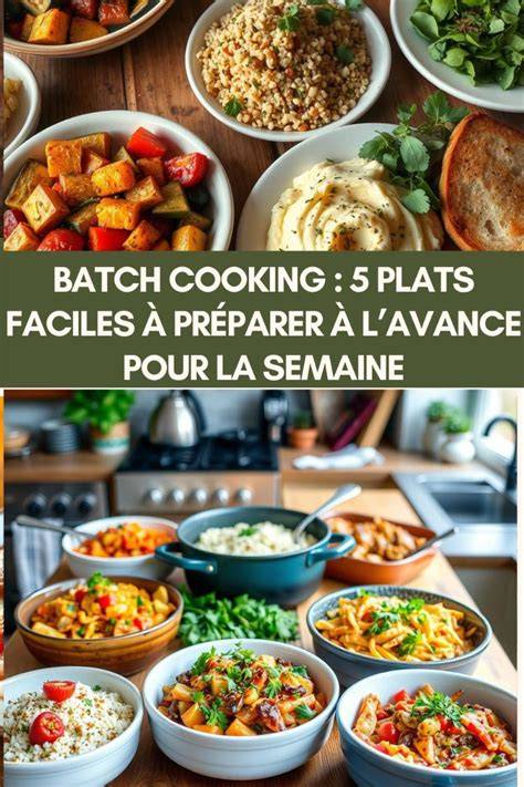 Image: Ensemble de plats faciles pour la semaine