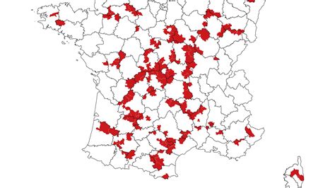 Carte des zones d’intervention des traiteurs en Seine-Maritime