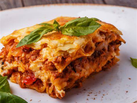 Schéma des couches classiques des lasagnes (mise en place des ingrédients et ordre des couches)