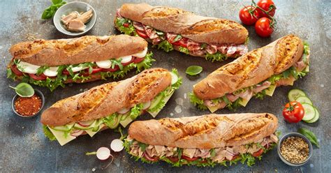 Variété de pains pour sandwichs