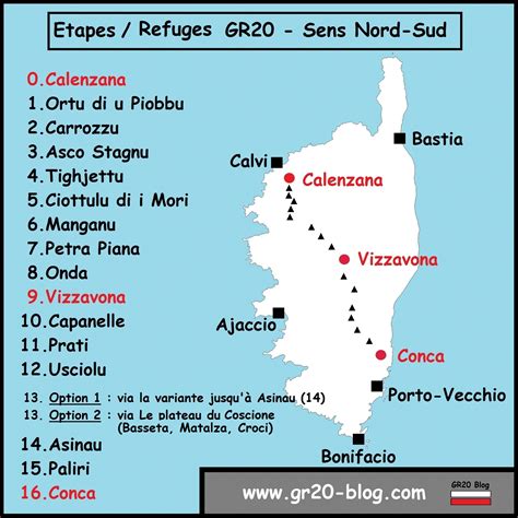 Carte des étapes de la bisque et du velouté