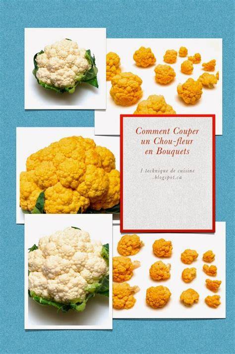 Chou-fleur en bouquets et garniture croustillante