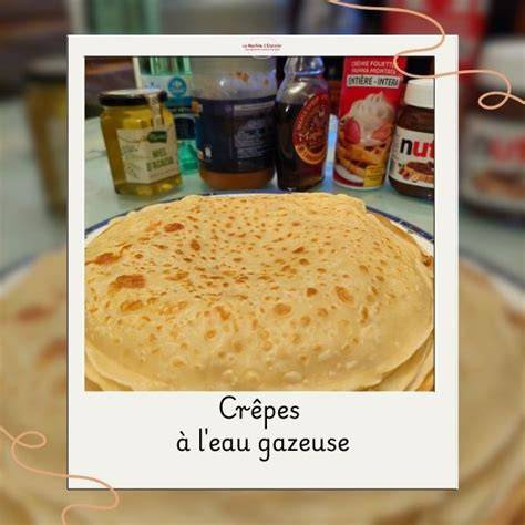 illustration pâte crêpes eau gazeuse